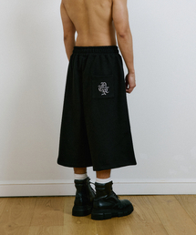 DRUNKTXT（ドランクテキスト）の「Logo Bermuda Sweat Shorts Black（その他パンツ）」