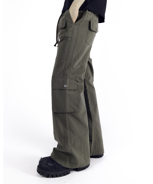 AAKAM(アーカム)の「Flare Cargo Pocket Pants (Khaki)(その他パンツ・レディース・その他・1/2)」の14枚目の写真