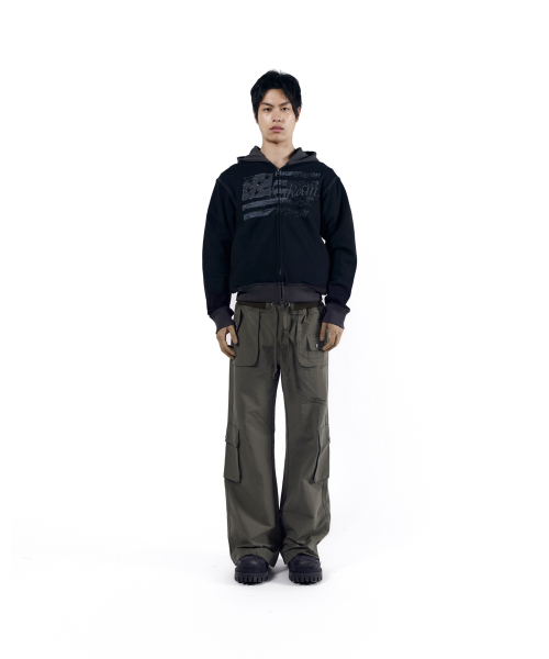 AAKAM(アーカム)の「Flare Cargo Pocket Pants (Khaki)(その他パンツ・レディース・その他・1/2)」の16枚目の写真