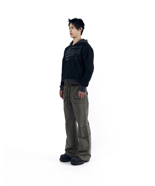 AAKAM(アーカム)の「Flare Cargo Pocket Pants (Khaki)(その他パンツ・レディース・その他・1/2)」の17枚目の写真