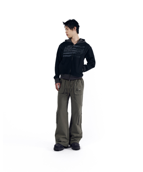 AAKAM(アーカム)の「Flare Cargo Pocket Pants (Khaki)(その他パンツ・レディース・その他・1/2)」の20枚目の写真