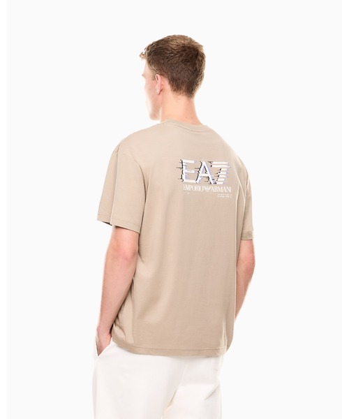 EMPORIO ARMANI EA7(エンポリオアルマーニイーエーセブン)の「<オンライン限定>【エンポリオ アルマーニ EA7】Visibility Tシャツ コットンジャージー(Tシャツ/カットソー・メンズ・ブラック/ベージュ/オフホワイト・LARGE/MEDIUM/SMALL/X-LARGE/X-SMALL/XX-LARGE)」の9枚目の写真
