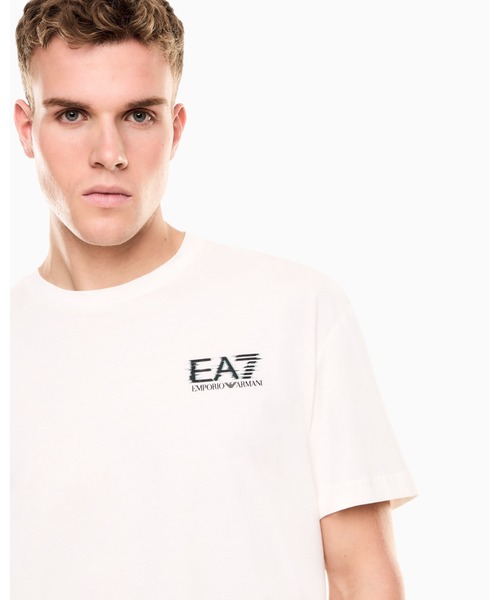 EMPORIO ARMANI EA7(エンポリオアルマーニイーエーセブン)の「<オンライン限定>【エンポリオ アルマーニ EA7】Visibility Tシャツ コットンジャージー(Tシャツ/カットソー・メンズ・ブラック/ベージュ/オフホワイト・LARGE/MEDIUM/SMALL/X-LARGE/X-SMALL/XX-LARGE)」の5枚目の写真