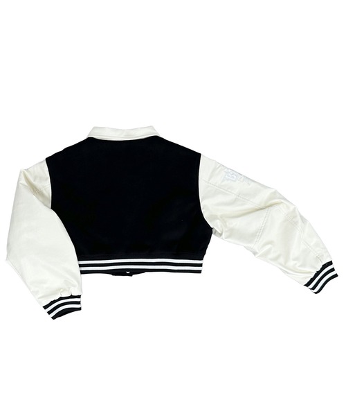 セール】BAYSTARS CROPPED VARSITY JACKET/【野球観戦コーデ】横浜DeNA