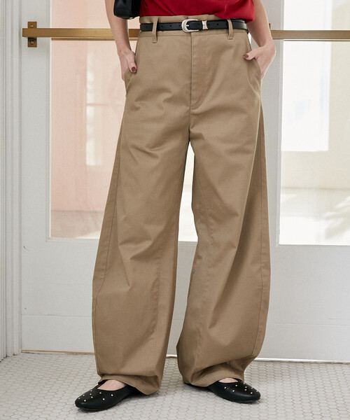 Dickies（ディッキーズ）の「Dickies × PUBLUX/ディッキーズ 別注 バレルパンツ　限定展開（チノパンツ・メンズ・アニマル/ベージュ/ブラック/グレー・L/M/S）」の8枚目の写真
