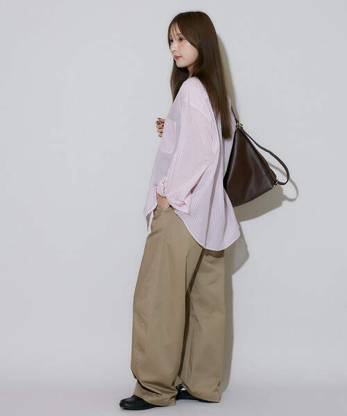 Dickies(ディッキーズ)の「Dickies × PUBLUX/ディッキーズ 別注 バレルパンツ 限定展開(チノパンツ・メンズ・アニマル/ベージュ/ブラック/グレー・L/M/S)」の9枚目の写真