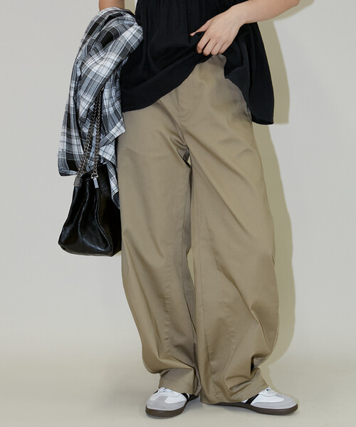 Dickies(ディッキーズ)の「Dickies × PUBLUX/ディッキーズ 別注 バレルパンツ 限定展開(チノパンツ・メンズ・アニマル/ベージュ/ブラック/グレー・L/M/S)」の20枚目の写真