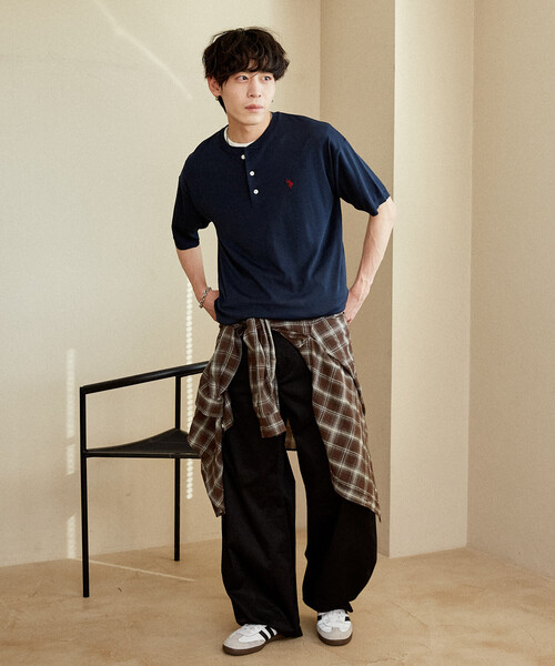 Dickies（ディッキーズ）の「Dickies × PUBLUX/ディッキーズ 別注 バレルパンツ　限定展開（チノパンツ・メンズ・アニマル/ベージュ/ブラック/グレー・L/M/S）」の15枚目の写真