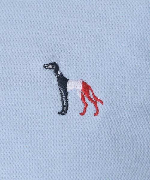 adabat（アダバット）の「【ADABAT NAVY】吸水速乾/接触冷感 カノコポロえりワンピース（ワンピース・レディース・ネイビー/サックスブルー/ベージュ・42/40/38）」の7枚目の写真