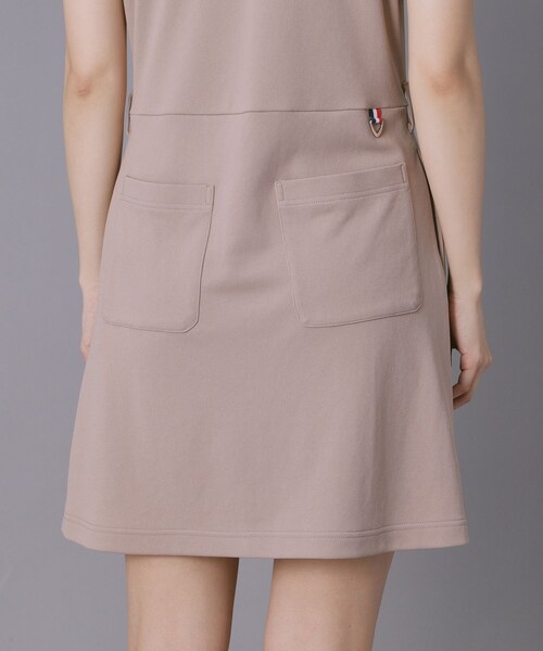 adabat（アダバット）の「【ADABAT NAVY】吸水速乾/接触冷感 カノコポロえりワンピース（ワンピース・レディース・ネイビー/サックスブルー/ベージュ・42/40/38）」の17枚目の写真