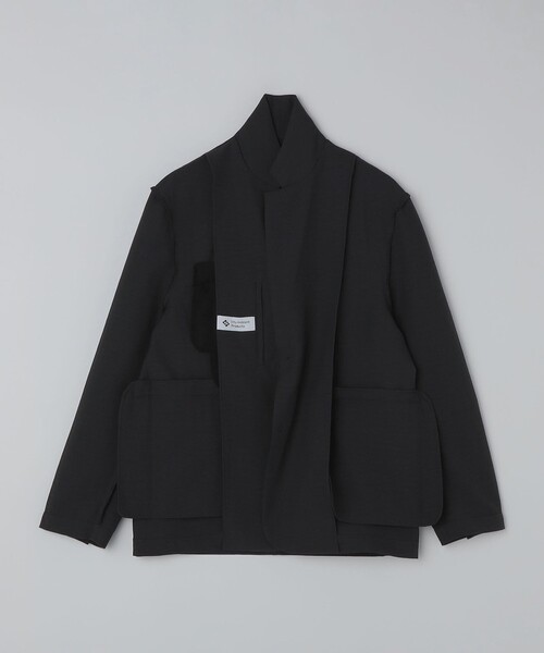 City Ambient Products(シティアンビエントプロダクツ)の「City Ambient Products: Cityform カルゼ テック ジャケット(テーラードジャケット・メンズ・チャコールグレー/ブラック・SMALL/MEDIUM/LARGE)」の7枚目の写真