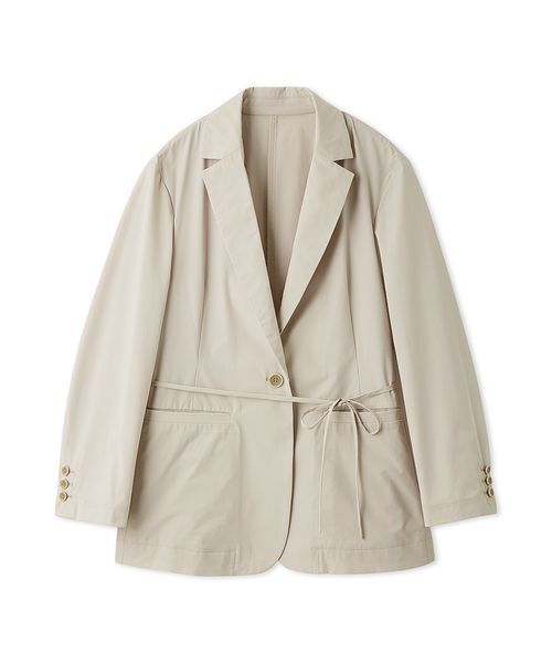 emmi（エミ）の「【Movique】パッカブルジャケット/撥水/UVカット/接触冷感（テーラードジャケット・レディース・ブラック/ライトベージュ・0/1）」の11枚目の写真