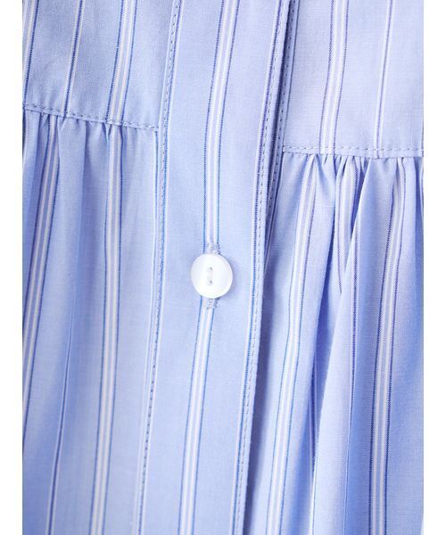 SNIDEL（スナイデル）の「ボリュームティアードミニシャツワンピース（ワンピース・レディース・ブルー/ホワイト/レッド・F）」の11枚目の写真