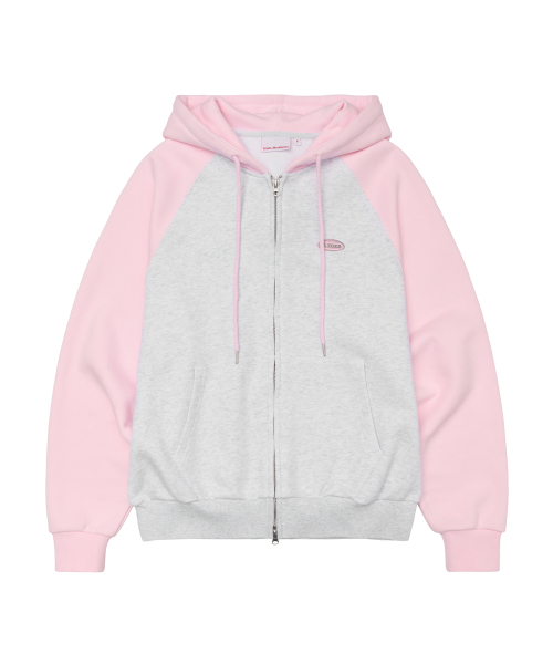AMESWORLDWIDE（アメスワールドワイド）の「CIRCLE LOGO RAGLAN HOODIE ZIP-UP PINK（パーカー・レディース・その他・LARGE/MEDIUM/SMALL）」の12枚目の写真