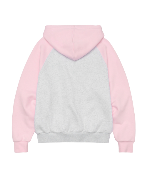 AMESWORLDWIDE（アメスワールドワイド）の「CIRCLE LOGO RAGLAN HOODIE ZIP-UP PINK（パーカー・レディース・その他・LARGE/MEDIUM/SMALL）」の13枚目の写真