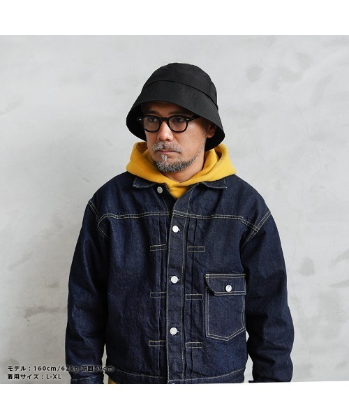 WAIPER.inc(ワイパーインク)の「WAIPER.inc ナイロンセーラーハット LIMONTA Fabric 日本製【WP1165】(ハット・メンズ・ブラック・M-L/L-XL)」の7枚目の写真