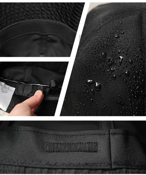 WAIPER.inc(ワイパーインク)の「WAIPER.inc ナイロンセーラーハット LIMONTA Fabric 日本製【WP1165】(ハット・メンズ・ブラック・M-L/L-XL)」の14枚目の写真