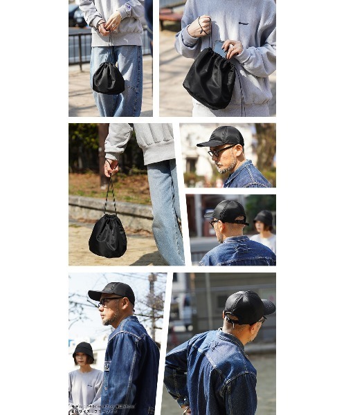 WAIPER.inc(ワイパーインク)の「WAIPER.inc ナイロンセーラーハット LIMONTA Fabric 日本製【WP1165】(ハット・メンズ・ブラック・M-L/L-XL)」の16枚目の写真