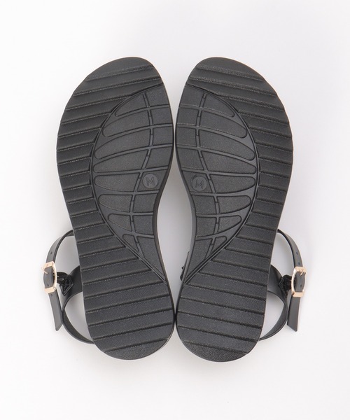 ikka（イッカ）の「軽量ダブルベルトサンダル（サンダル・レディース・ブラウン/ブラック/オフホワイト・M/L）」の9枚目の写真