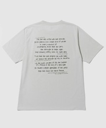 Tグラフィックスロゴメッセージ半袖Tシャツ