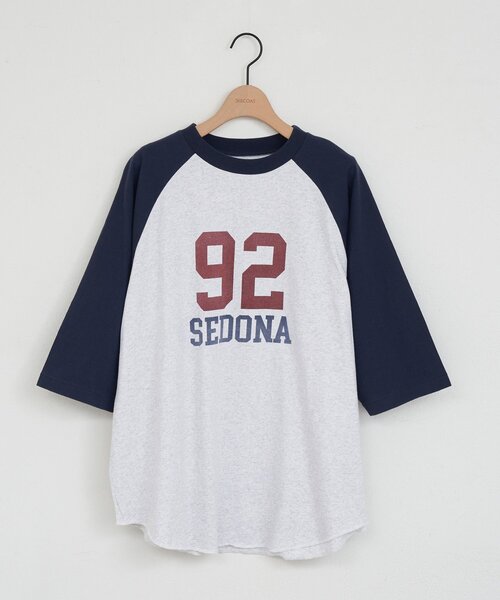 DISCOAT（ディスコート）の「【Enlude】ラグラン7分袖Tシャツ《ユニセックス》（Tシャツ/カットソー・レディース・ブラック/ブラウン/ネイビー・FREE）」の19枚目の写真