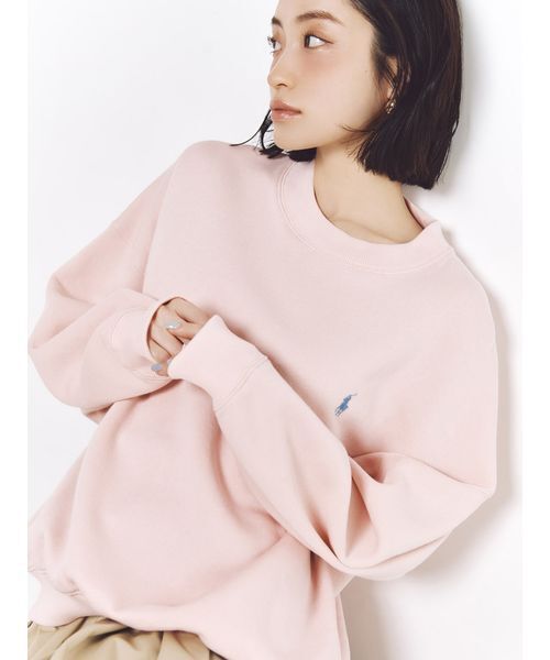 SNIDEL(スナイデル)の「【POLO RALPH LAUREN】スウェット(スウェット・レディース・イエロー/ピンク・S)」の7枚目の写真