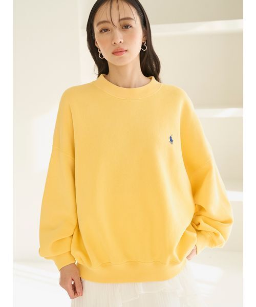 SNIDEL(スナイデル)の「【POLO RALPH LAUREN】スウェット(スウェット・レディース・イエロー/ピンク・S)」の9枚目の写真