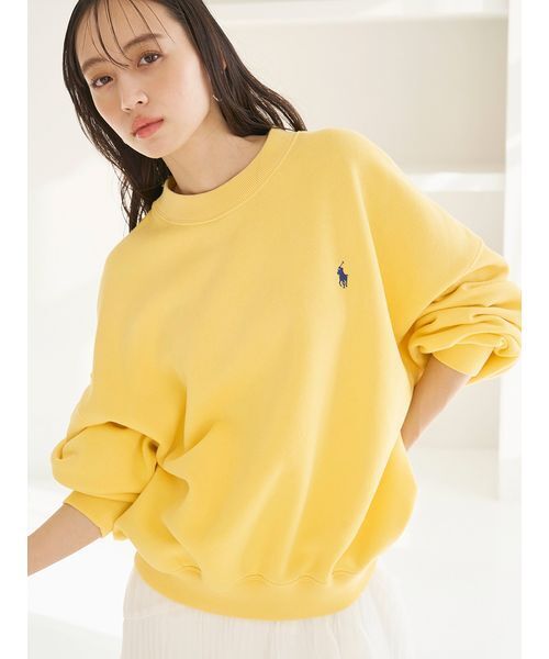 SNIDEL(スナイデル)の「【POLO RALPH LAUREN】スウェット(スウェット・レディース・イエロー/ピンク・S)」の15枚目の写真