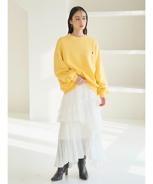 SNIDEL(スナイデル)の「【POLO RALPH LAUREN】スウェット(スウェット・レディース・イエロー/ピンク・S)」の16枚目の写真