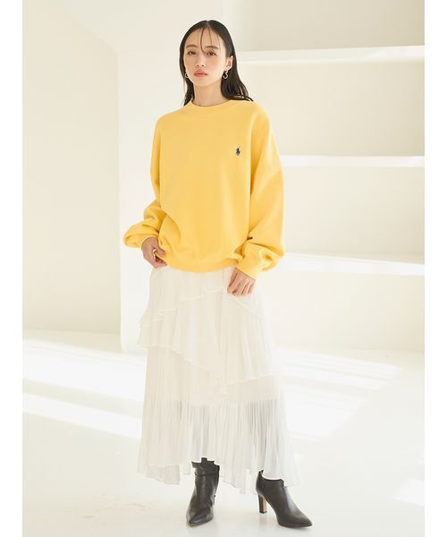 SNIDEL(スナイデル)の「【POLO RALPH LAUREN】スウェット(スウェット・レディース・イエロー/ピンク・S)」の17枚目の写真
