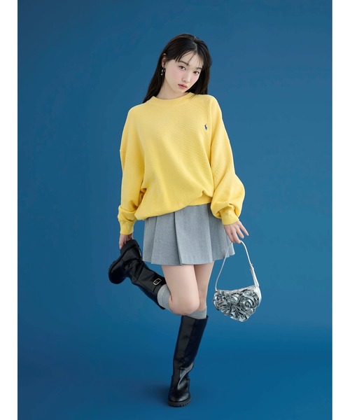 SNIDEL(スナイデル)の「【POLO RALPH LAUREN】スウェット(スウェット・レディース・イエロー/ピンク・S)」の3枚目の写真