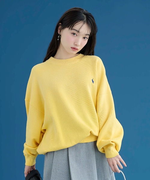 SNIDEL(スナイデル)の「【POLO RALPH LAUREN】スウェット(スウェット・レディース・イエロー/ピンク・S)」の5枚目の写真