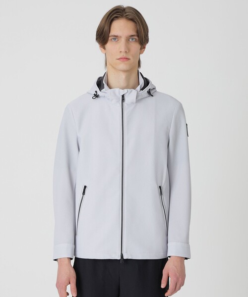 BLACK LABEL CRESTBRIDGE（ブラックレーベル・クレストブリッジ）の「【BLACK lab.】ブリーズメッシュパーカー（ブルゾン・メンズ・ネイビー/ライトグレー・L/M/XL）」の10枚目の写真