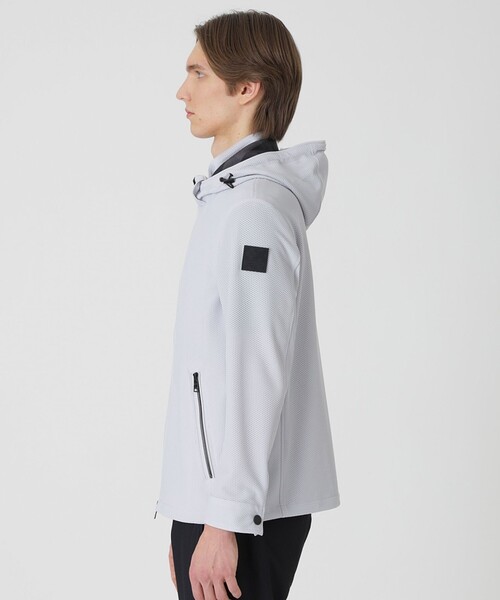 BLACK LABEL CRESTBRIDGE（ブラックレーベル・クレストブリッジ）の「【BLACK lab.】ブリーズメッシュパーカー（ブルゾン・メンズ・ネイビー/ライトグレー・L/M/XL）」の11枚目の写真