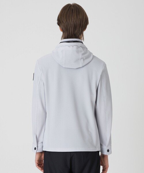 BLACK LABEL CRESTBRIDGE（ブラックレーベル・クレストブリッジ）の「【BLACK lab.】ブリーズメッシュパーカー（ブルゾン・メンズ・ネイビー/ライトグレー・L/M/XL）」の12枚目の写真