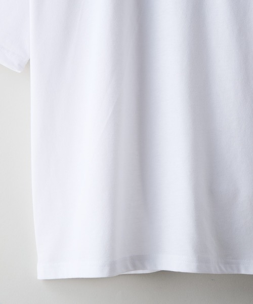UNIIT(ユニット)の「【ZERO STAIN/ゼロステイン】汗染みの目立ちにくいTシャツ ZEROSTAIN ロゴ アニマル バックプリント オーバーサイズTシャツ 防汚 UVカット 綿タッチ・厚手(Tシャツ/カットソー・メンズ・ホワイト系その他2/ブラック系その他2/ブルー系その他/ホワイト系その他・X-LARGE/LARGE/MEDIUM)」の22枚目の写真