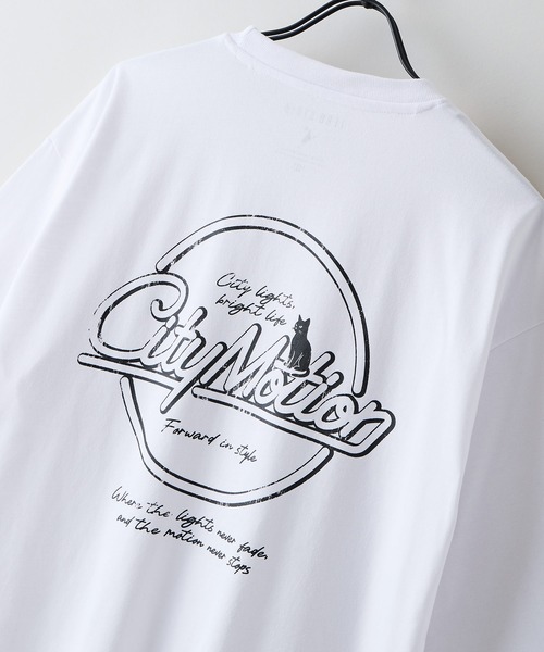 UNIIT(ユニット)の「【ZERO STAIN/ゼロステイン】汗染みの目立ちにくいTシャツ ZEROSTAIN ロゴ アニマル バックプリント オーバーサイズTシャツ 防汚 UVカット 綿タッチ・厚手(Tシャツ/カットソー・メンズ・ホワイト系その他2/ブラック系その他2/ブルー系その他/ホワイト系その他・X-LARGE/LARGE/MEDIUM)」の14枚目の写真