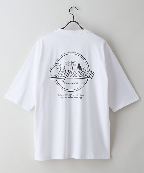 UNIIT(ユニット)の「【ZERO STAIN/ゼロステイン】汗染みの目立ちにくいTシャツ ZEROSTAIN ロゴ アニマル バックプリント オーバーサイズTシャツ 防汚 UVカット 綿タッチ・厚手(Tシャツ/カットソー・メンズ・ホワイト系その他2/ブラック系その他2/ブルー系その他/ホワイト系その他・X-LARGE/LARGE/MEDIUM)」の16枚目の写真