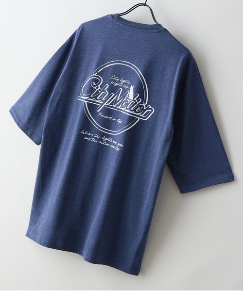UNIIT(ユニット)の「【ZERO STAIN/ゼロステイン】汗染みの目立ちにくいTシャツ ZEROSTAIN ロゴ アニマル バックプリント オーバーサイズTシャツ 防汚 UVカット 綿タッチ・厚手(Tシャツ/カットソー・メンズ・ホワイト系その他2/ブラック系その他2/ブルー系その他/ホワイト系その他・X-LARGE/LARGE/MEDIUM)」の5枚目の写真