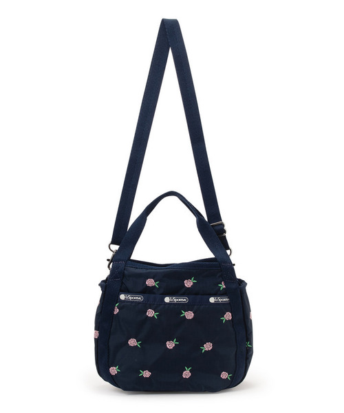 LeSportsac(レスポートサック)の「SMALL JENNI ピンクローズエンブロイダリー(ショルダーバッグ・レディース・ブルー・FREE)」の7枚目の写真
