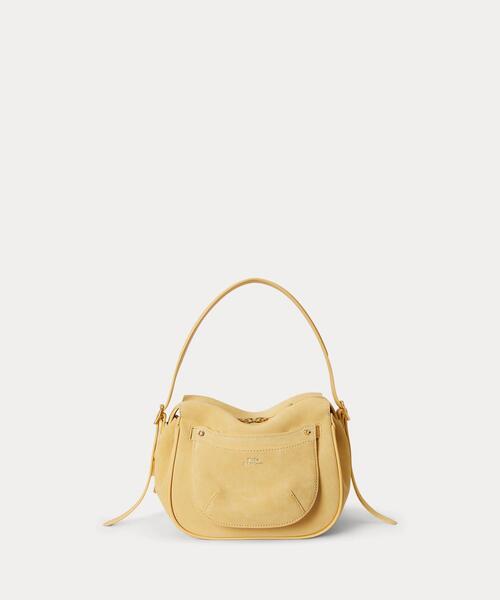 POLO RALPH LAUREN(ポロ ラルフ ローレン)の「Polo ID スエード ミニ サッチェル(ハンドバッグ・レディース・イエロー・ONE)」の10枚目の写真