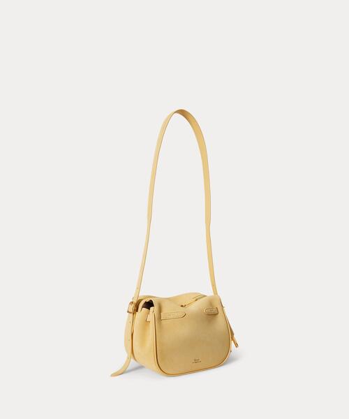 POLO RALPH LAUREN(ポロ ラルフ ローレン)の「Polo ID スエード ミニ サッチェル(ハンドバッグ・レディース・イエロー・ONE)」の3枚目の写真