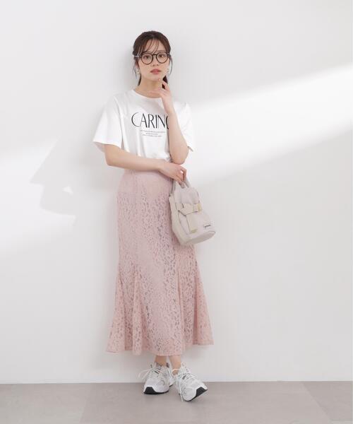PROPORTION BODY DRESSING(プロポーションボディドレッシング)の「【加藤栞さん着用】<a>グラフィックTシャツ / 1216169403(Tシャツ/カットソー・レディース・ホワイト/ブラック/ネイビー・FREE)」の19枚目の写真