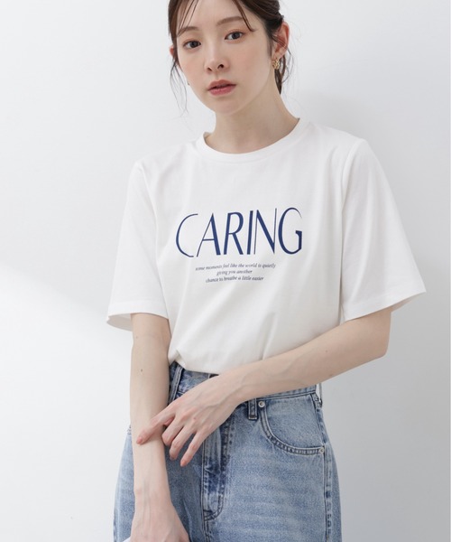 PROPORTION BODY DRESSING（プロポーションボディドレッシング）の「＜ａ＞グラフィックＴシャツ / 1216169403（Tシャツ/カットソー・レディース・ホワイト/ブラック/ネイビー・FREE）」の3枚目の写真