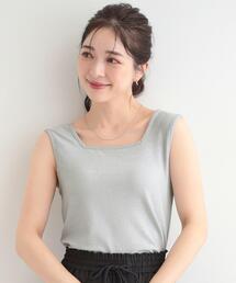 SHOO・LA・RUE | 【洗える/S-LL】コーデのさりげないアクセントに　きらきらラメタンク(タンクトップ)