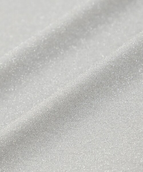 SHOO・LA・RUE（シューラルー）の「【洗える/S-LL】コーデのさりげないアクセントに　きらきらラメタンク（タンクトップ・レディース・ライトグリーン/ブラック/ゴールド/シルバー・01/04/03/02）」の8枚目の写真