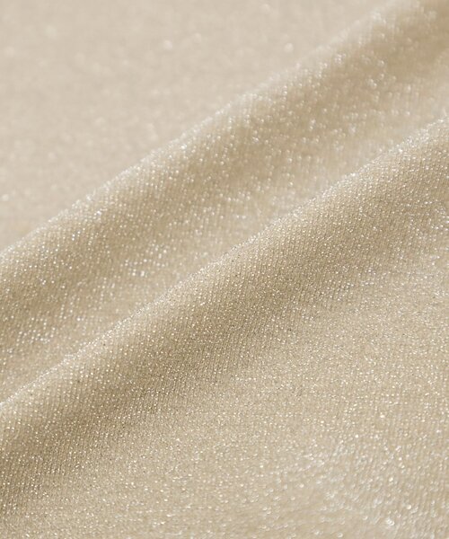 SHOO・LA・RUE（シューラルー）の「【洗える/S-LL】コーデのさりげないアクセントに　きらきらラメタンク（タンクトップ・レディース・ライトグリーン/ブラック/ゴールド/シルバー・01/04/03/02）」の11枚目の写真