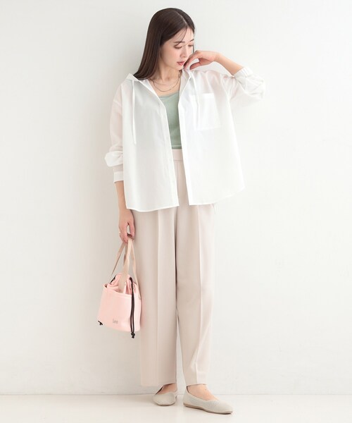 SHOO・LA・RUE（シューラルー）の「【洗える/S-LL】コーデのさりげないアクセントに　きらきらラメタンク（タンクトップ・レディース・ライトグリーン/ブラック/ゴールド/シルバー・01/04/03/02）」の18枚目の写真