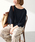 FRAMeWORK�i�t���[�����[�N�j�́u18G�V���j�b�gT-SHIRT�i�j�b�g/�Z�[�^�[�j�v�b�u���b�N