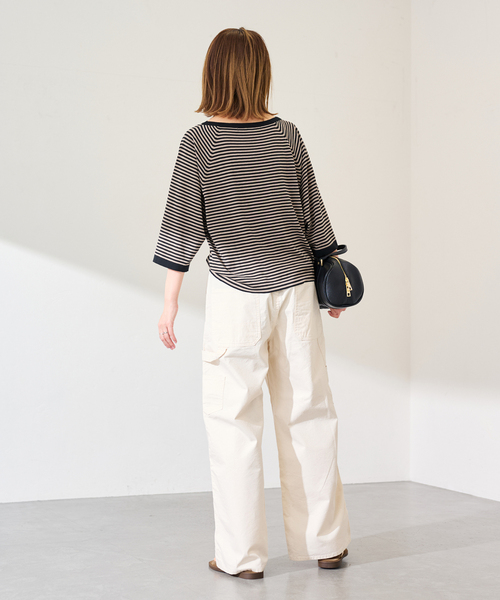 FRAMeWORK(フレームワーク)の「18G天竺ニットT-SHIRT(ニット/セーター・レディース・ブラック/ブラウン/ホワイト・FREE)」の21枚目の写真